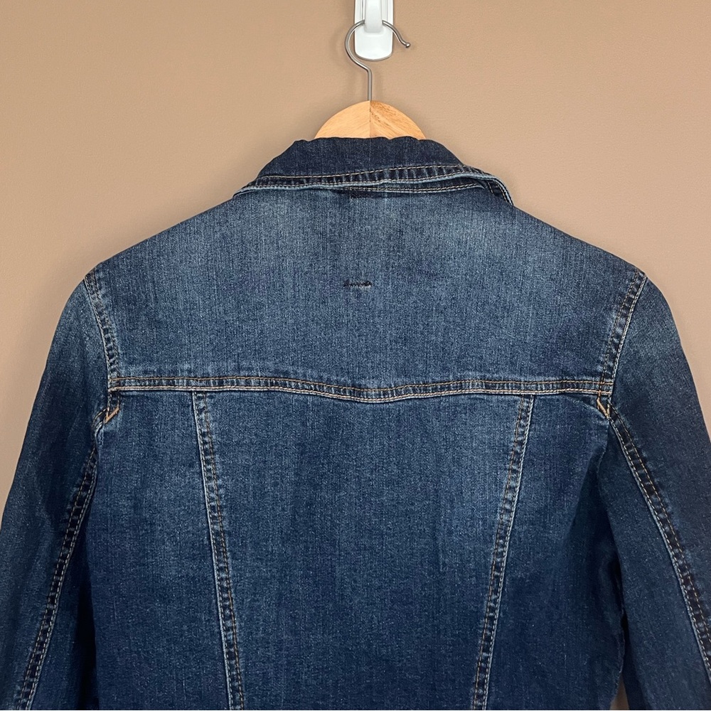 {W118 by Walter Baker} Denim Jean Jacket in Blue - Womens XS - Picture 5 of 9